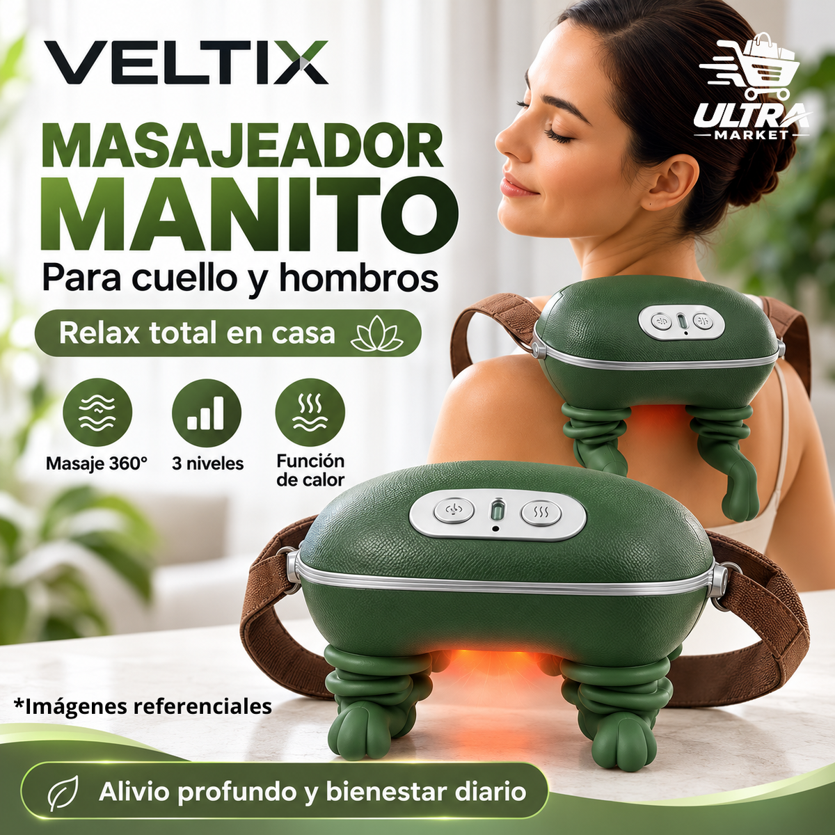 MASAJEADOR MANITO PARA CUELLO Y HOMBROS