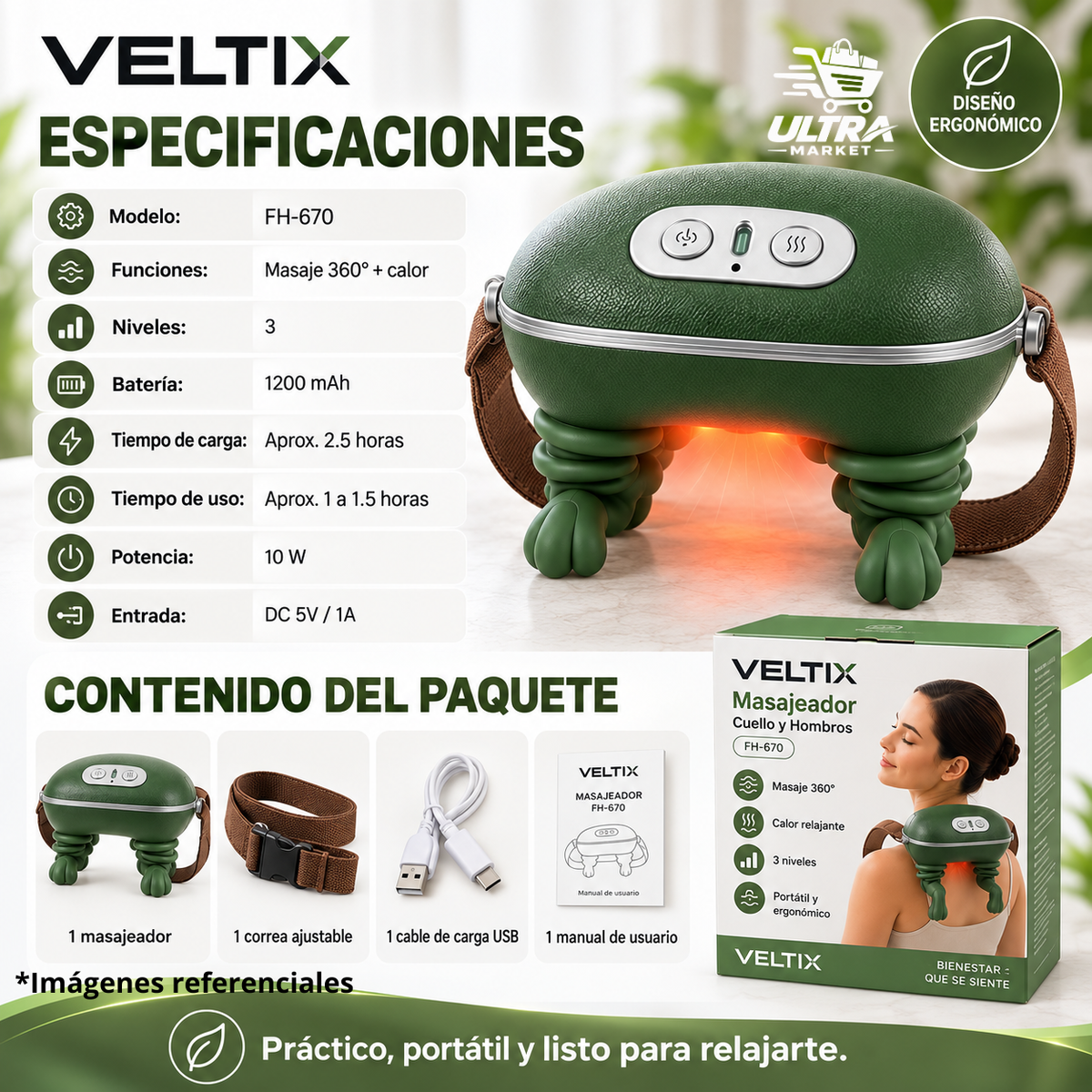 MASAJEADOR MANITO PARA CUELLO Y HOMBROS